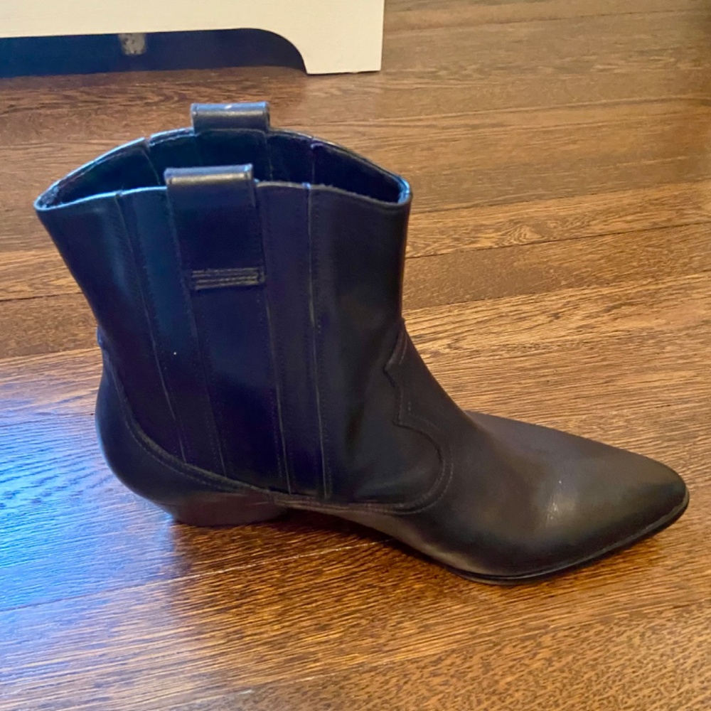 LK Bennett black leather ankle boots - Picture 5 of 10